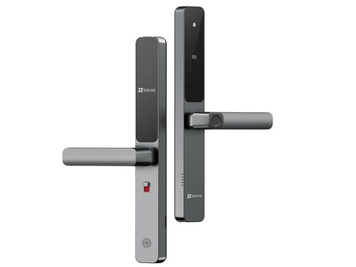 Incuietoare smart cu amprenta EZVIZ DL06, acces multiplu, Wi-Fi, control aplicatie, alarma, IP55, CS-DL06 Incuietoare smart cu amprenta EZVIZ DL06, acces multiplu, Wi-Fi, control aplicatie, alarma, IP55, CS-DL06