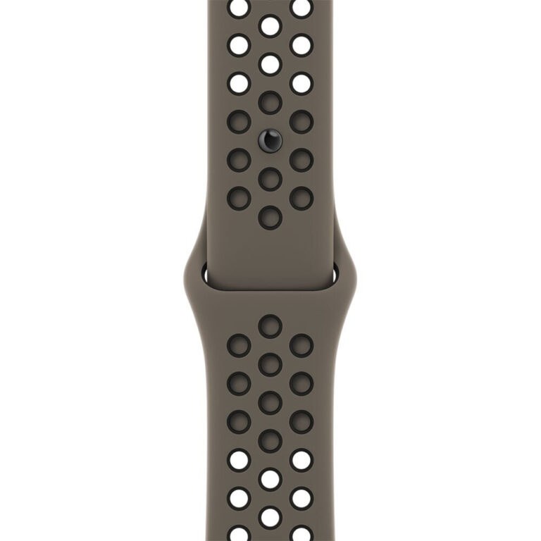 Curea Apple Watch 41mm Nike Sport Band: Olive Grey/Black