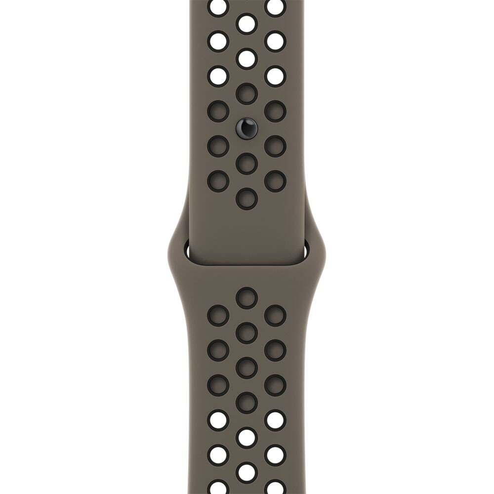 Curea Apple Watch 41mm Nike Sport Band: Olive Grey/Black Curea Apple Watch 41mm Nike Sport Band: Olive Grey/Black