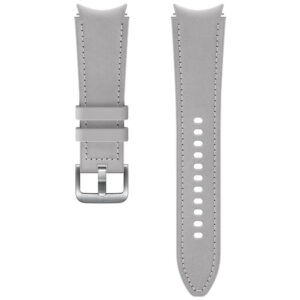 Galaxy Watch Classic Hybrid Leather Band pentru Samsung Galaxy Watch4, 20mm, M/L, Argintiu Galaxy Watch Classic Hybrid Leather Band pentru Samsung Galaxy Watch4, 20mm, M/L, Argintiu