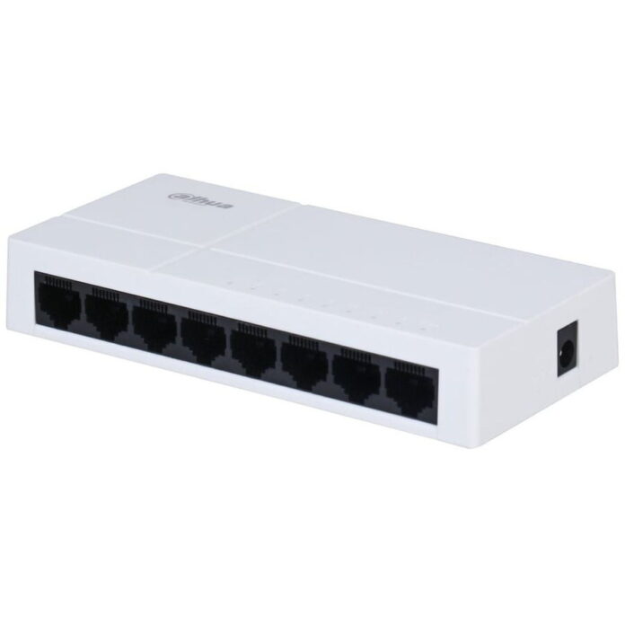 Switch Dahua Eco Series cu 8 porturi Gigabit 10/100/1000 Mbps, fara management, PFS3008-8GT-L-V2 Switch Dahua Eco Series cu 8 porturi Gigabit 10/100/1000 Mbps, fara management, PFS3008-8GT-L-V2