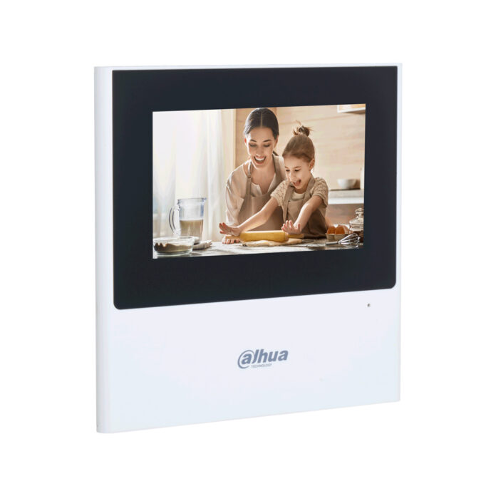 Videointerfon de interior IP Dahua VTH2611L-WP, ecran tactil 4.3 inch, aparent, PoE Videointerfon de interior IP Dahua VTH2611L-WP, ecran tactil 4.3 inch, aparent, PoE