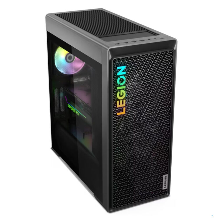 Sistem desktop gaming Lenovo Legion T7 34IRZ8, Intel Core i9-13900KF, 32GB RAM, 2TB SSD, No OS, GeForce RTX 4080, Storm Grey