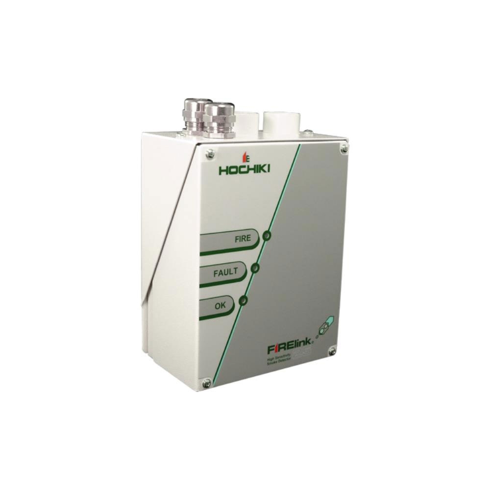 Detector de fum cu aspiratie cu 1 tub Hochiki FIRELINK-25, 2 alarme, 50 m, IP50 Detector de fum cu aspiratie cu 1 tub Hochiki FIRELINK-25, 2 alarme, 50 m, IP50