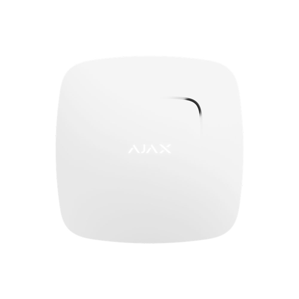 Detector de fum wireless Ajax FireProtect Plus WH, senzor temperatura, senzor CO Detector de fum wireless Ajax FireProtect Plus WH, senzor temperatura, senzor CO