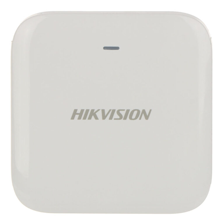 Detector de inundatie wireless Hikvision AX PRO DS-PDWL-E-WE, autonomie 3 ani, 868 MHz, RF 1200 m