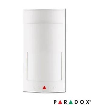 Detector de miscare digital PIR Paradox, cu microunde, 12 x 12 m, 90° 525DM-P2C Detector de miscare digital PIR Paradox, cu microunde, 12 x 12 m, 90° 525DM-P2C