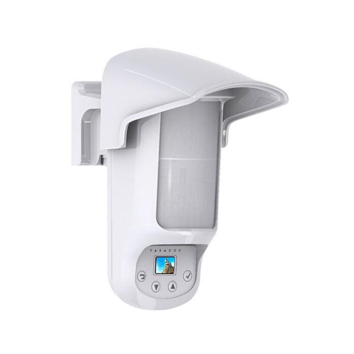 Detector de miscare exterior Quad PIR si MW Paradox Envy NVX80, 16 m, 90 grade, pet immunity, antimasking, creep zone, carcasa/suport inclus Detector de miscare exterior Quad PIR si MW Paradox Envy NVX80, 16 m, 90 grade, pet immunity, antimasking, creep zone, carcasa/suport inclus