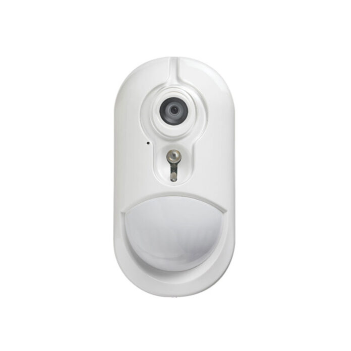 Detector de miscare wireless PIR cu camera DSC NEO PG8934P, 12 m, 90 grade, 320x240p, IR 10 m, pet immunity, microfon, 868 MHz Detector de miscare wireless PIR cu camera DSC NEO PG8934P, 12 m, 90 grade, 320x240p, IR 10 m, pet immunity, microfon, 868 MHz