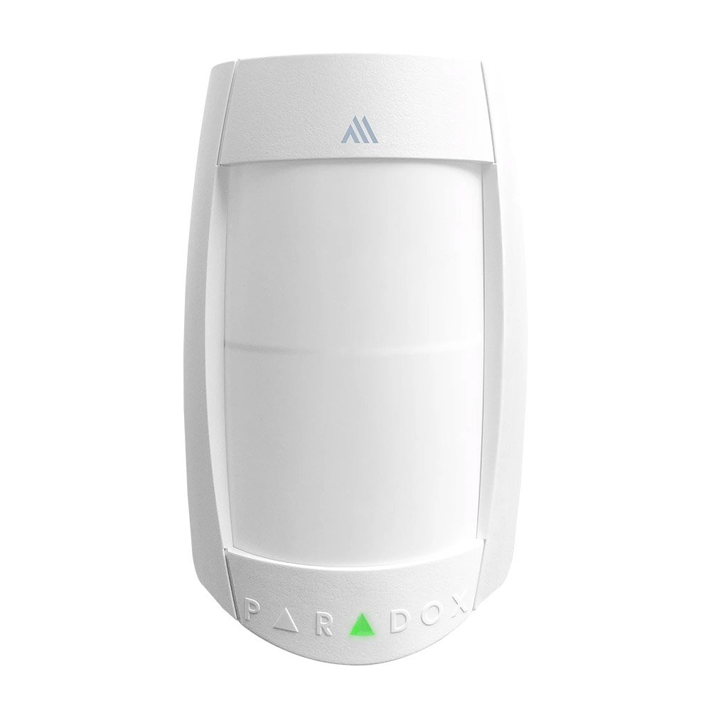 Detector de miscare wireless dual PIR Paradox PMD75M, 11 m, 90 grade, pet immunity, senzor de temperatura, 868 MHz Detector de miscare wireless dual PIR Paradox PMD75M, 11 m, 90 grade, pet immunity, senzor de temperatura, 868 MHz