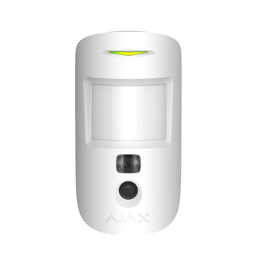Detector de miscare wireless PIR cu camera Ajax MotionCam WH, 12 m, 88 grade, 640x480p, iluminator IR, pet immunity, 868 MHz, RF 1700 m Detector de miscare wireless PIR cu camera Ajax MotionCam WH, 12 m, 88 grade, 640x480p, iluminator IR, pet immunity, 868 MHz, RF 1700 m