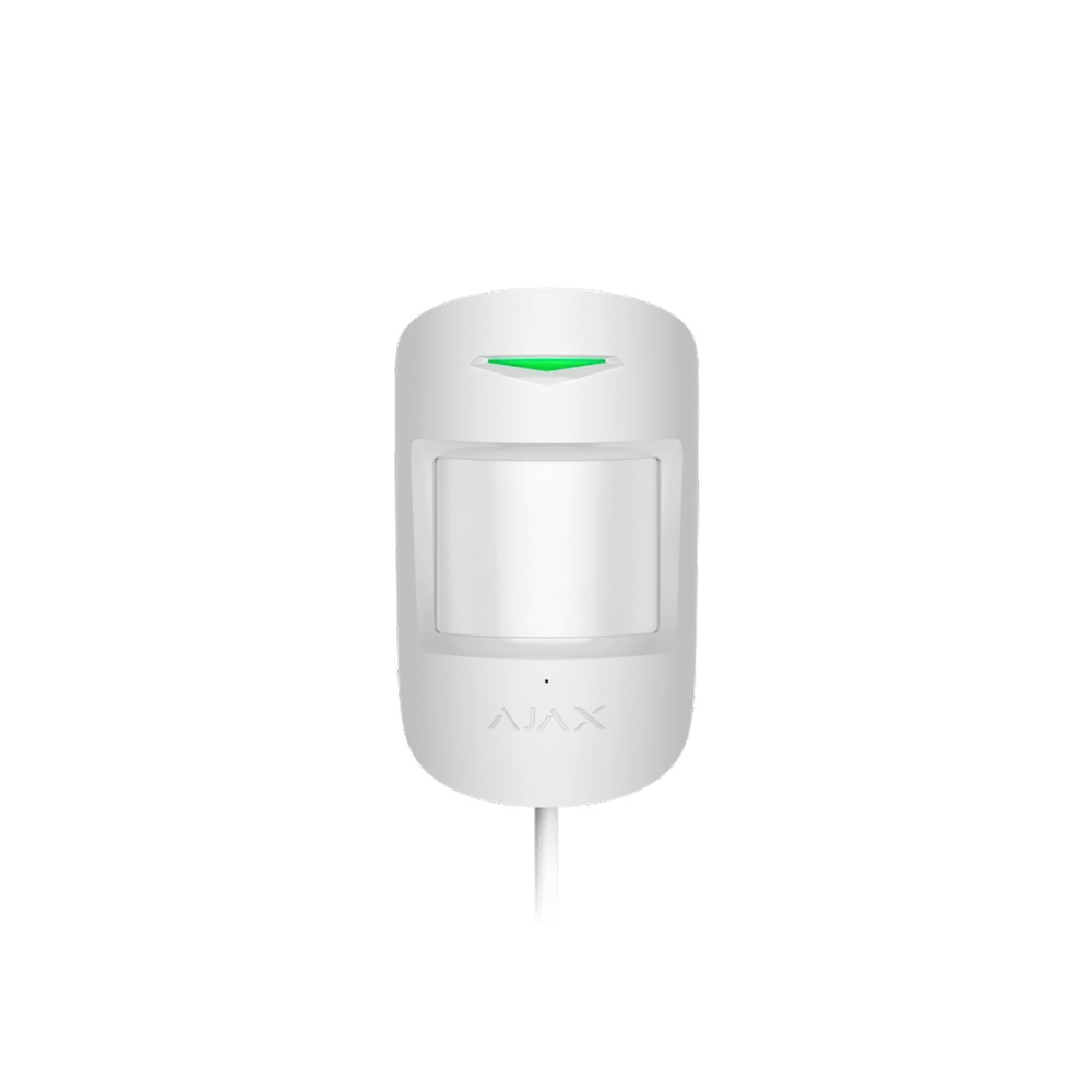 Detector de miscare PIR Ajax MotionProtect Plus Fibra WH, 12 m, 88 grade, pet immunity, 2000 m Detector de miscare PIR Ajax MotionProtect Plus Fibra WH, 12 m, 88 grade, pet immunity, 2000 m