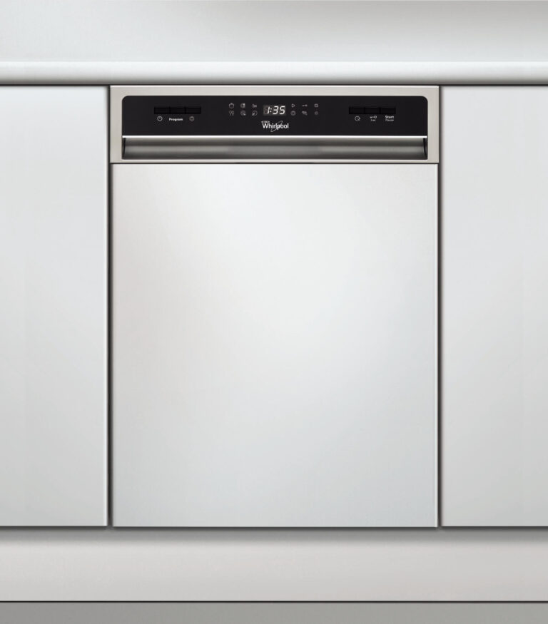 Masina de spalat vase semi-incorporabila Whirlpool ADGU 872 IX, 9 Seturi, 6 Programe, Clasa A+, 45 cm, Inox
