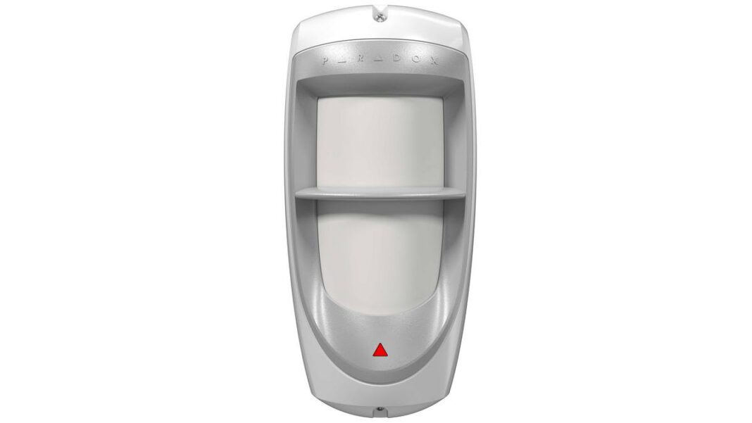 Detector de miscare digital pentru exterior Paradox DG85, 2 senzori, algoritm Scut Digital, imunitate la animale