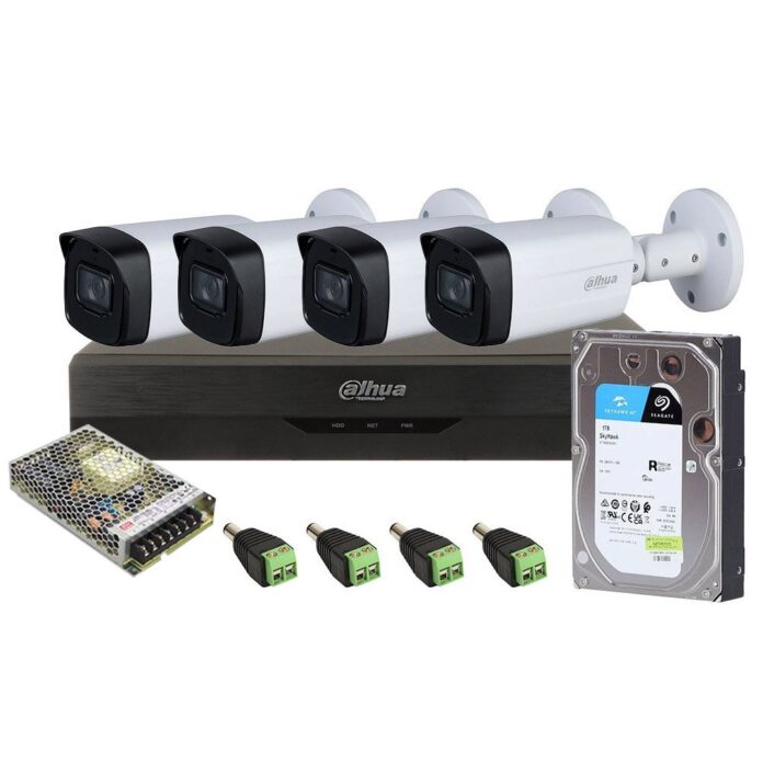 Sistem supraveghere exterior middle Dahua DH-M4EXTIR80-4K, 8 MP, IR 80 m, 3.6 mm, 1 TB HDD, IoT, POS Sistem supraveghere exterior middle Dahua DH-M4EXTIR80-4K, 8 MP, IR 80 m, 3.6 mm, 1 TB HDD, IoT, POS