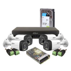 Sistem supraveghere exterior middle Dahua DH-M4EXTIRALB40-4K-M, 4K, IR/lumina alba 40 m, 3.6 mm, HDD 1 TB Sistem supraveghere exterior middle Dahua DH-M4EXTIRALB40-4K-M, 4K, IR/lumina alba 40 m, 3.6 mm, HDD 1 TB