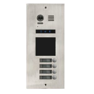 Videointerfon exterior modular DMR21-S4-F1, 4 familii, ingropat, vila Videointerfon exterior modular DMR21-S4-F1, 4 familii, ingropat, vila
