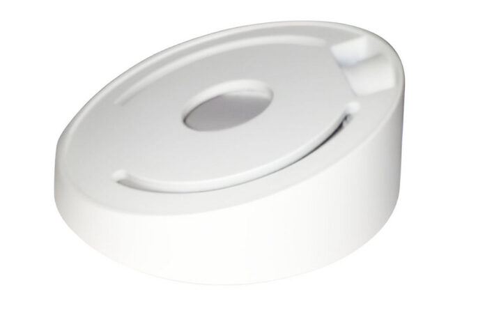 Doza inclinata de montaj pe tavan pentru camere dome, plastic, alba, 111 x 39.2mm, Hikvision DS-1259ZJ Doza inclinata de montaj pe tavan pentru camere dome, plastic, alba, 111 x 39.2mm, Hikvision DS-1259ZJ