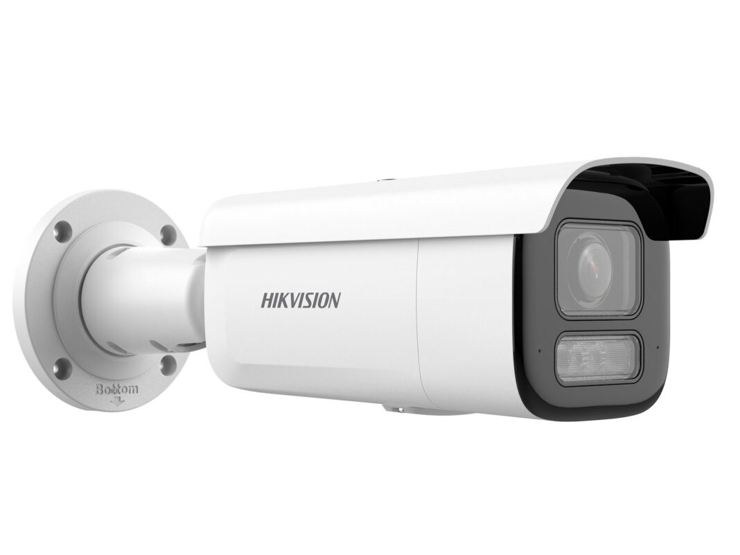 Camera de supraveghere IP Hikvision DS-2CD2643G2-LIZS2U(2.8-12MM) AcuSense, 4MP 2K, lentila varifocala motorizata 2.8-12mm, iluminare duala, microfon, alarma, slot microSD, IP67, IK10
