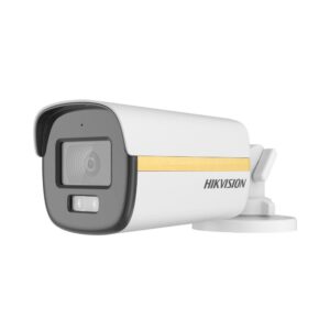 Camera supraveghere exterior HikVision ColorVu DS-2CE12DF3T-LFS, 2 MP, 2.8 mm, IR / lumina alba 40 m, microfon Camera supraveghere exterior HikVision ColorVu DS-2CE12DF3T-LFS, 2 MP, 2.8 mm, IR / lumina alba 40 m, microfon