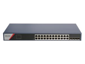 Switch Hikvision DS-3E1528-SI-24T4F, 28 porturi, 24x GB RJ45, 4x GB SFP, cu management Switch Hikvision DS-3E1528-SI-24T4F, 28 porturi, 24x GB RJ45, 4x GB SFP, cu management