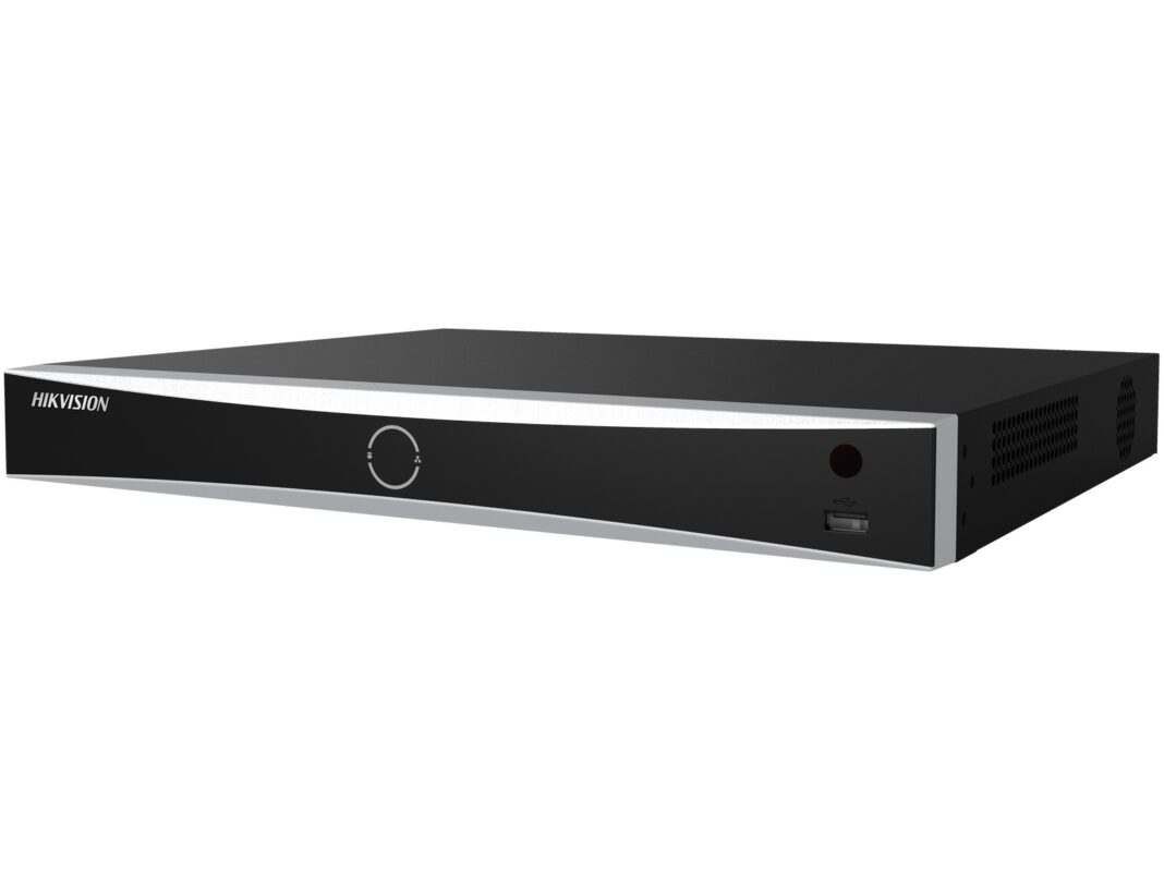 NVR 4 canale PoE Hikvision DS-7604NXI-K1/4P(D), AcuSense, 4K, Latime de banda 40Mbps, 1 slot SATA