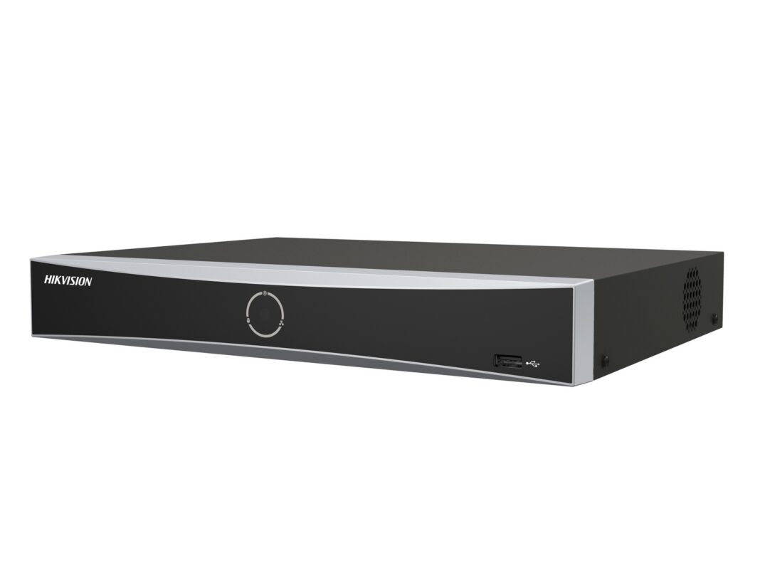 NVR 4 canale Hikvision DS-7604NXI-K1(D), AcuSense, pana la 12MP 4K, latime banda 40Mbps, 1 port SATA max 16TB, HDMI, VGA