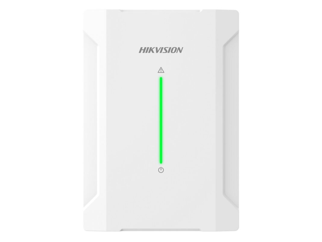 Receptor wireless Hikvision pentru centrala Ax Hybrid Pro, RF 868 MHz, accepta 32 detectori, 8 sirene interior, 4 sirene exterior, DS-PR501-HWE
