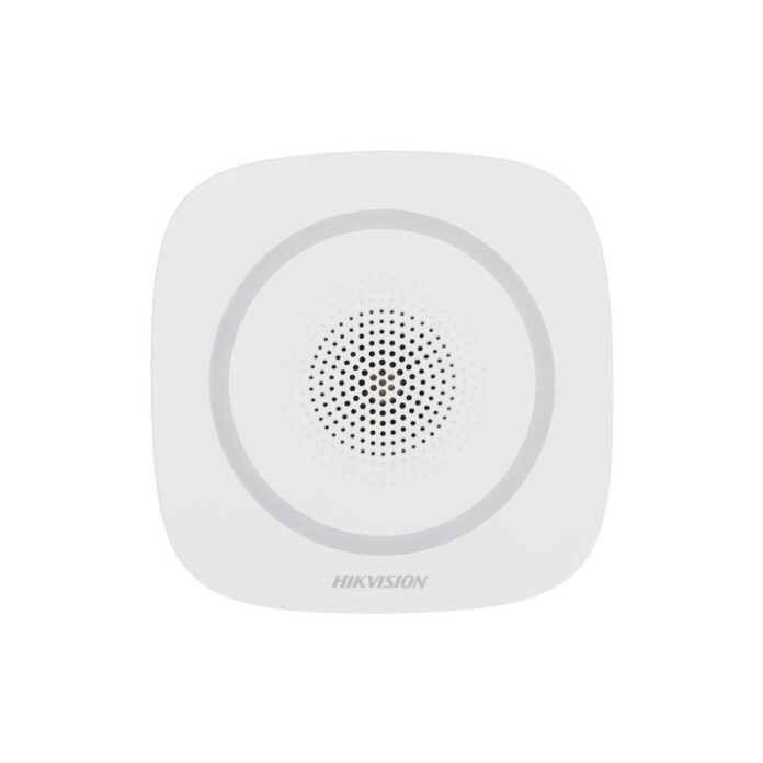 Sirena stroboscopica wireless de interior Hikvision AX PRO DS-PS1-I-WE-R, protocol Tri-X, RF 1600 m, 110 dB, 868 MHz, LED Rosu Sirena stroboscopica wireless de interior Hikvision AX PRO DS-PS1-I-WE-R, protocol Tri-X, RF 1600 m, 110 dB, 868 MHz, LED Rosu
