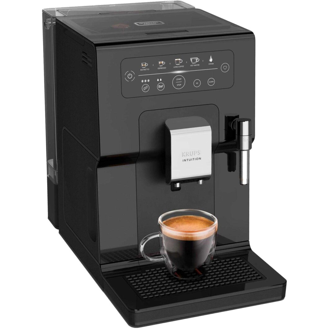 Espressor automat Krups Intuition EA870810, 1450 W, 3 L, 15 bar, Negru Espressor automat Krups Intuition EA870810, 1450 W, 3 L, 15 bar, Negru