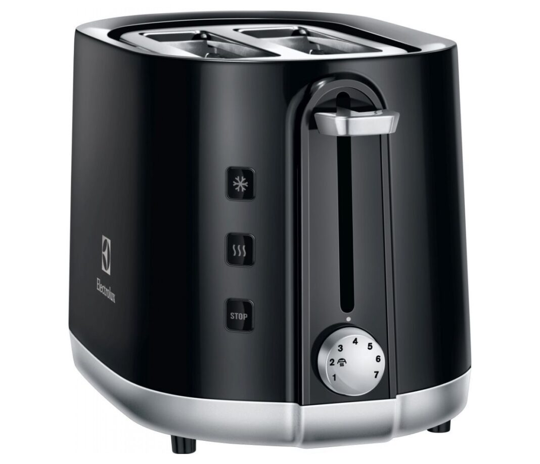 Prajitor de paine Electrolux EAT3240, 940 W, 2 felii de paine, Argintiu/Negru
