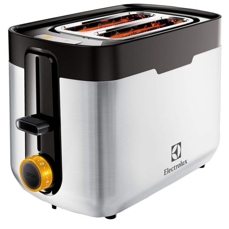 Prajitor de paine Electrolux Creative Collection EAT5300, 1050 W, 2 felii, Argintiu/Negru