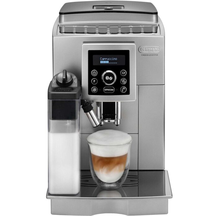 Espressor automat DeLonghi ECAM 23.460.S, 1450 W, 1.8 L, 15 bar, Argintiu Espressor automat DeLonghi ECAM 23.460.S, 1450 W, 1.8 L, 15 bar, Argintiu