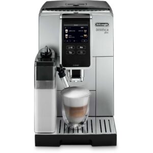 Espressor automat DeLonghi Dinamica Plus ECAM370.85.SB, 1450 W, 19 bar, Bluetooth, Argintiu/Negru Espressor automat DeLonghi Dinamica Plus ECAM370.85.SB, 1450 W, 19 bar, Bluetooth, Argintiu/Negru