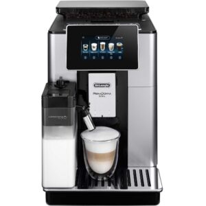 Espressor automat DeLonghi PrimaDonna Soul ECAM 610.55.SB, 1450 W, 2.2 L, 19 bar, Argintiu/Negru Espressor automat DeLonghi PrimaDonna Soul ECAM 610.55.SB, 1450 W, 2.2 L, 19 bar, Argintiu/Negru