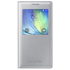 Husa S-View Samsung EF-CA500BSEGWW pentru Galaxy A5, Argintiu Husa S-View Samsung EF-CA500BSEGWW pentru Galaxy A5, Argintiu