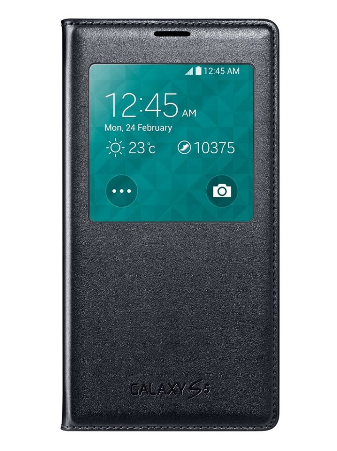 Husa Samsung S View Cover EF-CG900BBEGWW pentru Galaxy S5, Negru Husa Samsung S View Cover EF-CG900BBEGWW pentru Galaxy S5, Negru