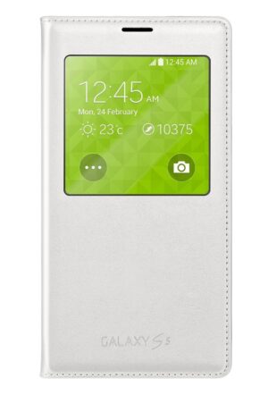 Husa Samsung S View Cover EF-CG900BWEGWW pentru Galaxy S5, Alb Husa Samsung S View Cover EF-CG900BWEGWW pentru Galaxy S5, Alb