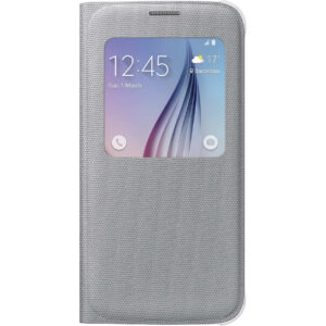Husa S-View Cover Samsung pentru Galaxy S6, Albastru Husa S-View Cover Samsung pentru Galaxy S6, Albastru