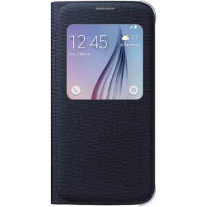 Husa Samsung S View Cover (Fabric) EF-CG920BBEGWW pentru Galaxy S6, Albastru inchis Husa Samsung S View Cover (Fabric) EF-CG920BBEGWW pentru Galaxy S6, Albastru inchis