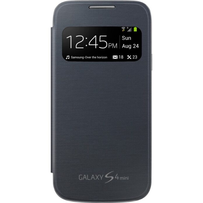 Husa Samsung S-View Cover EF-CI919BBEGWW, pentru Galaxy S4 Mini, Negru Husa Samsung S-View Cover EF-CI919BBEGWW, pentru Galaxy S4 Mini, Negru