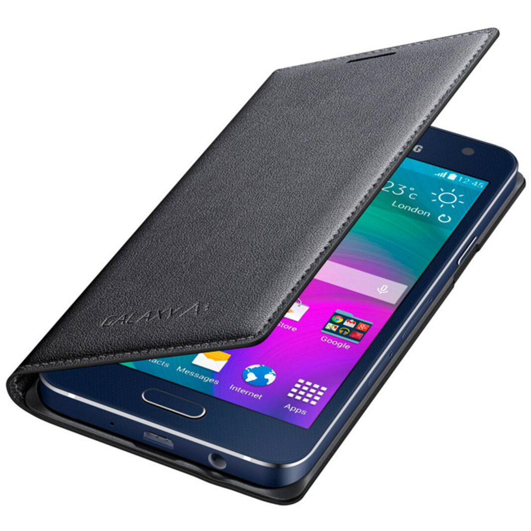 Husa Flip Cover Samsung EF-FA300BCEGWW pentru Galaxy A3, Negru Husa Flip Cover Samsung EF-FA300BCEGWW pentru Galaxy A3, Negru