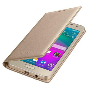 Husa Flip Cover Samsung EF-FA300BFEGWW pentru Galaxy A3, Auriu Husa Flip Cover Samsung EF-FA300BFEGWW pentru Galaxy A3, Auriu