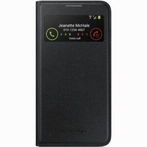 Husa S-View Samsung EF-MI950BBEGWW pentru Galaxy S4, Negru Husa S-View Samsung EF-MI950BBEGWW pentru Galaxy S4, Negru
