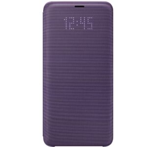 Husa LED Flip Wallet Samsung pentru Galaxy S9 Plus, Negru Husa LED Flip Wallet Samsung pentru Galaxy S9 Plus, Negru