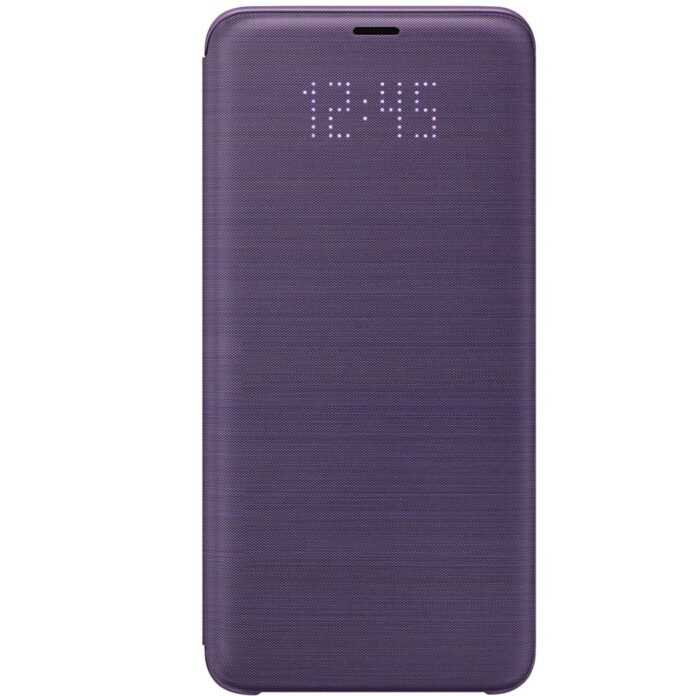 Husa LED Flip Wallet Samsung pentru Galaxy S9 Plus, Negru Husa LED Flip Wallet Samsung pentru Galaxy S9 Plus, Negru