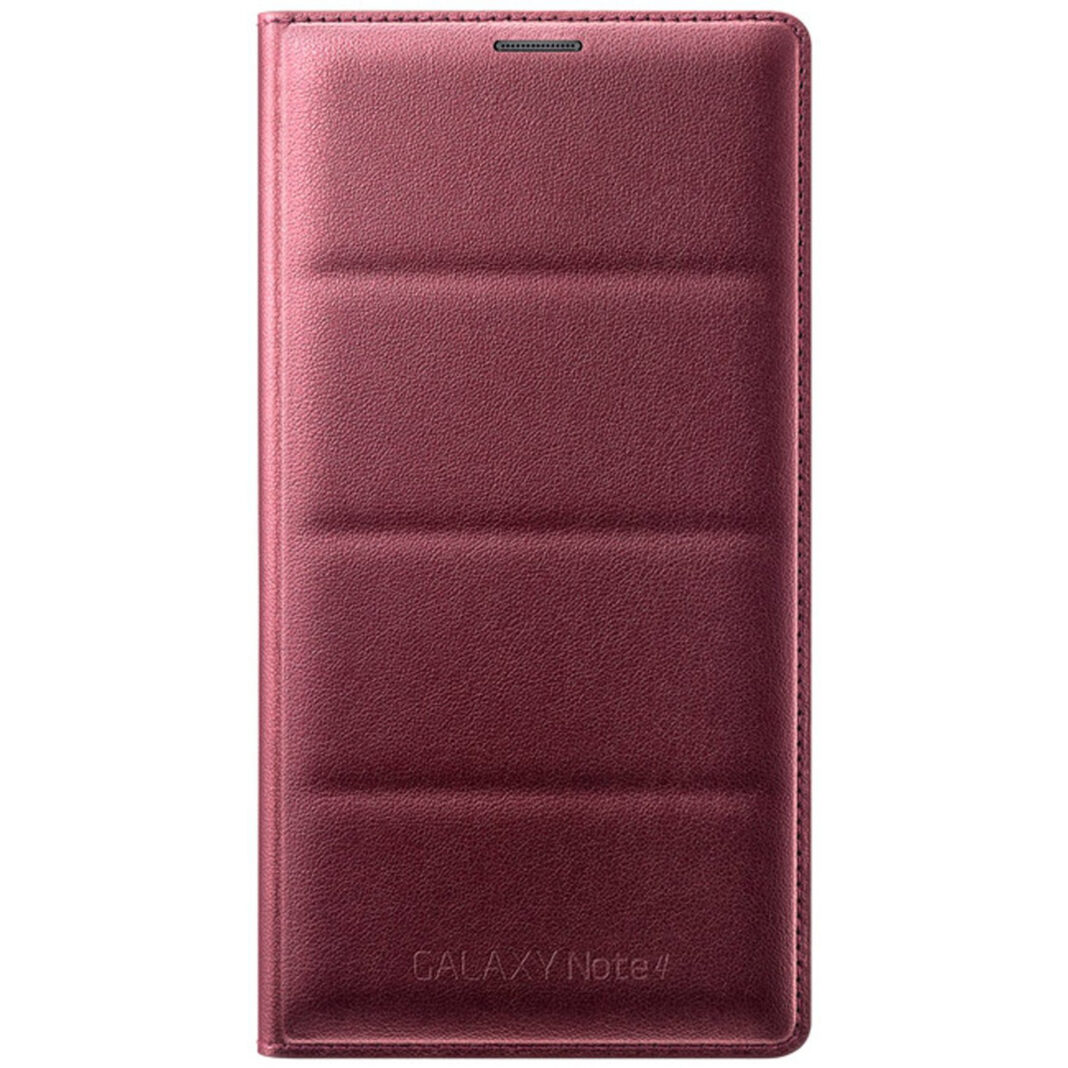 Husa Flip Wallet Samsung EF-WN910BREGWW pentru Galaxy Note 4, Visiniu Husa Flip Wallet Samsung EF-WN910BREGWW pentru Galaxy Note 4, Visiniu
