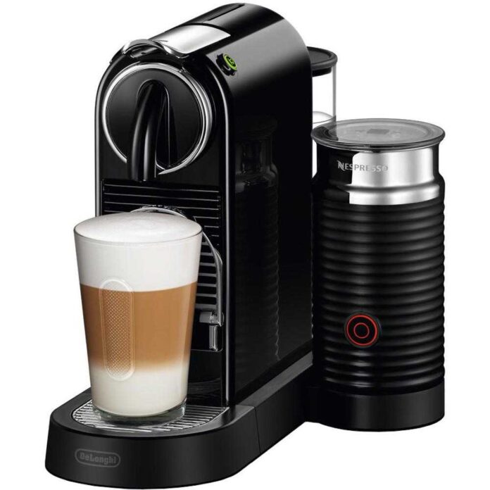 Espressor Nespresso DeLonghi Citiz&Milk EN267.BAE, 1720 W, 1 L, 19 bar, Negru + Aparat pentru spumare lapte Espressor Nespresso DeLonghi Citiz&Milk EN267.BAE, 1720 W, 1 L, 19 bar, Negru + Aparat pentru spumare lapte