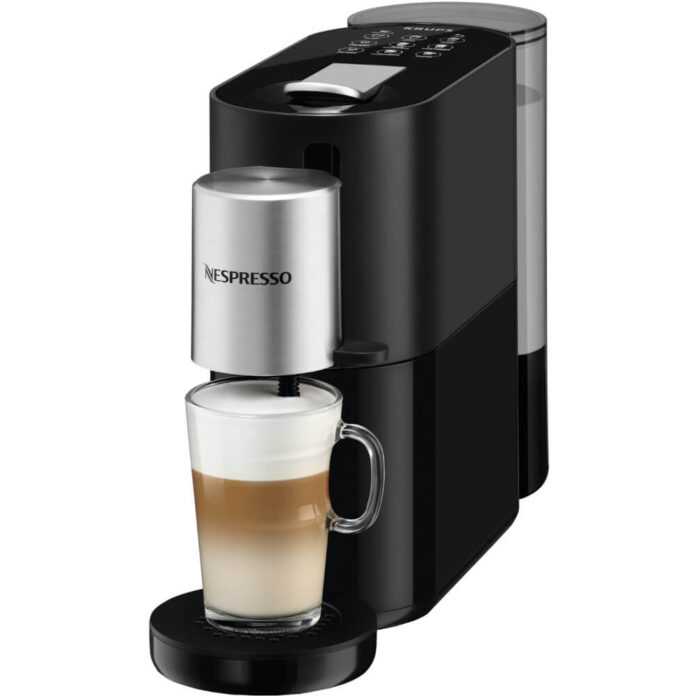 Espressor cu capsule Nespresso Krups Atelier XN890831, 1500 W, 1 L, 19 bar, Dispozitiv spumare lapte, Sistem One-Touch, Negru Espressor cu capsule Nespresso Krups Atelier XN890831, 1500 W, 1 L, 19 bar, Dispozitiv spumare lapte, Sistem One-Touch, Negru