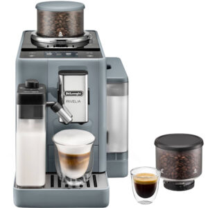 Espressor automat DeLonghi Rivelia EXAM440.55.G, 1450 W, 19 bar, Pebble Grey Espressor automat DeLonghi Rivelia EXAM440.55.G, 1450 W, 19 bar, Pebble Grey